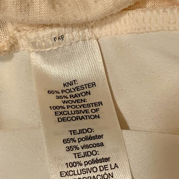 White House Black Market Layer Top XS Classy V-Neck Pastel Beaded Tunic Office - Picture 8 of 9